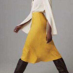Tilda slip skirt in mustard